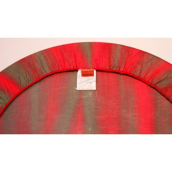 MISSONI HOME Stripe ROUND Table PLACEMAT Cover Made in ITALY Tie Dye Print - Picture 2 of 2